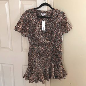 Black floral BB Dakota dress. Never worn.
